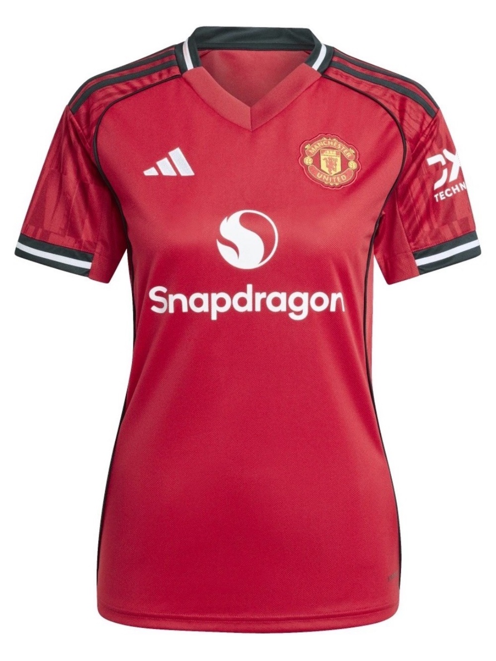 Adidas Manchester United 25/26 Home Jersey Womens XS Red Soccer AEROREADY JP3012